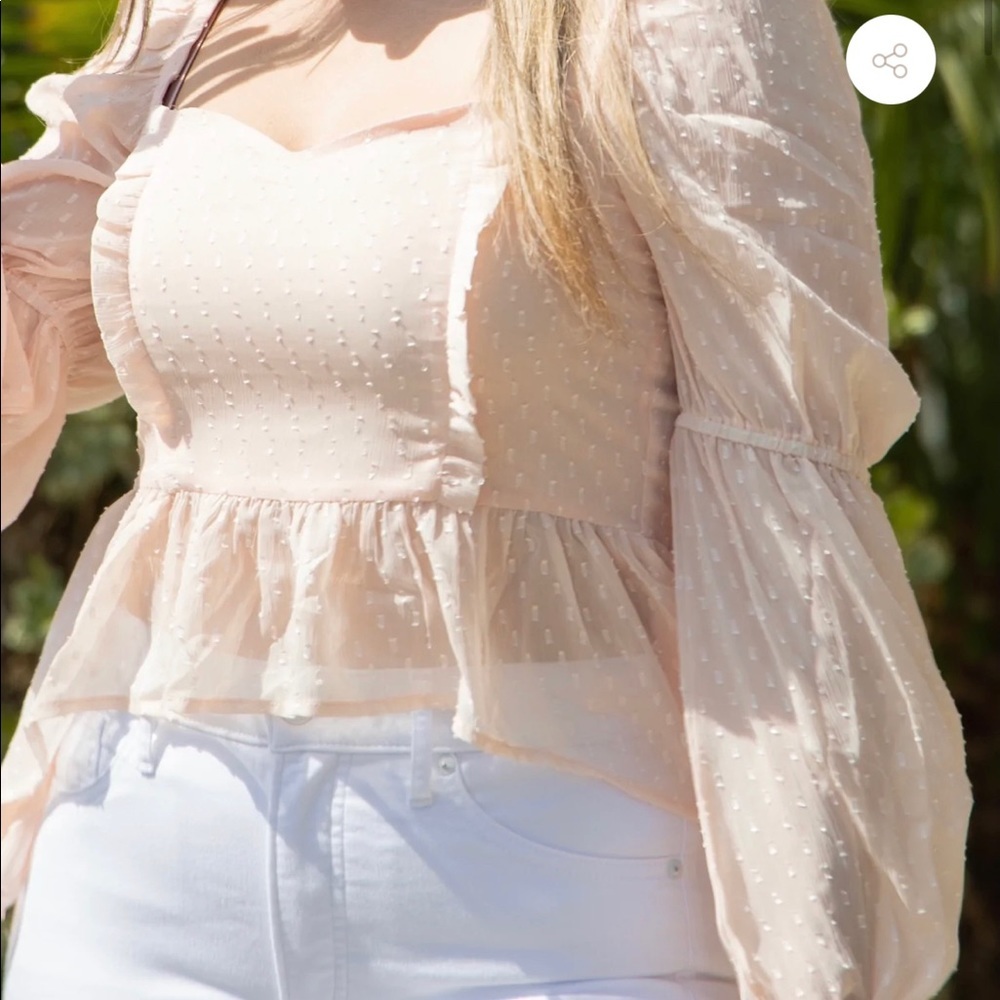 Babydoll Blouse | Light Pink | Medium